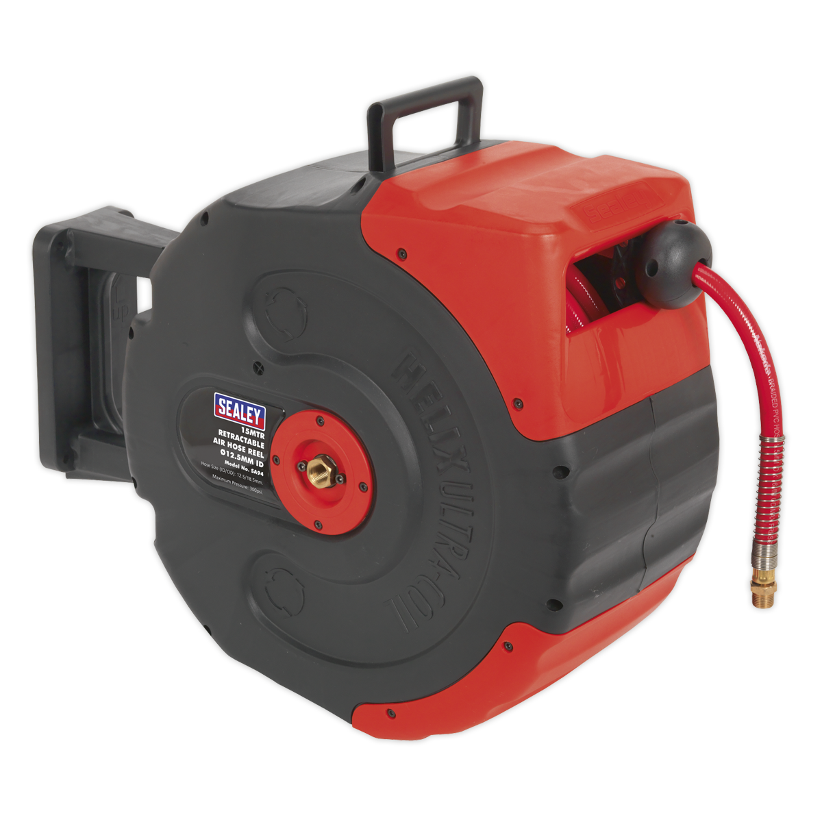 Retractable Air Hose Reel 15m Ø12.5mm ID