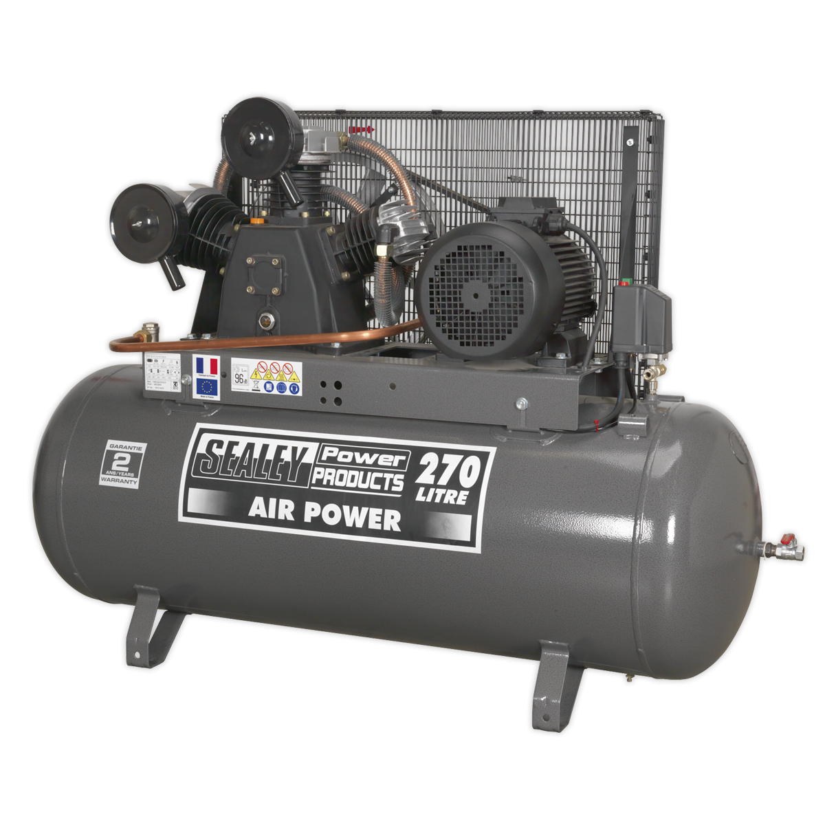 Air Compressor 270L Belt Drive 7.5hp 3ph