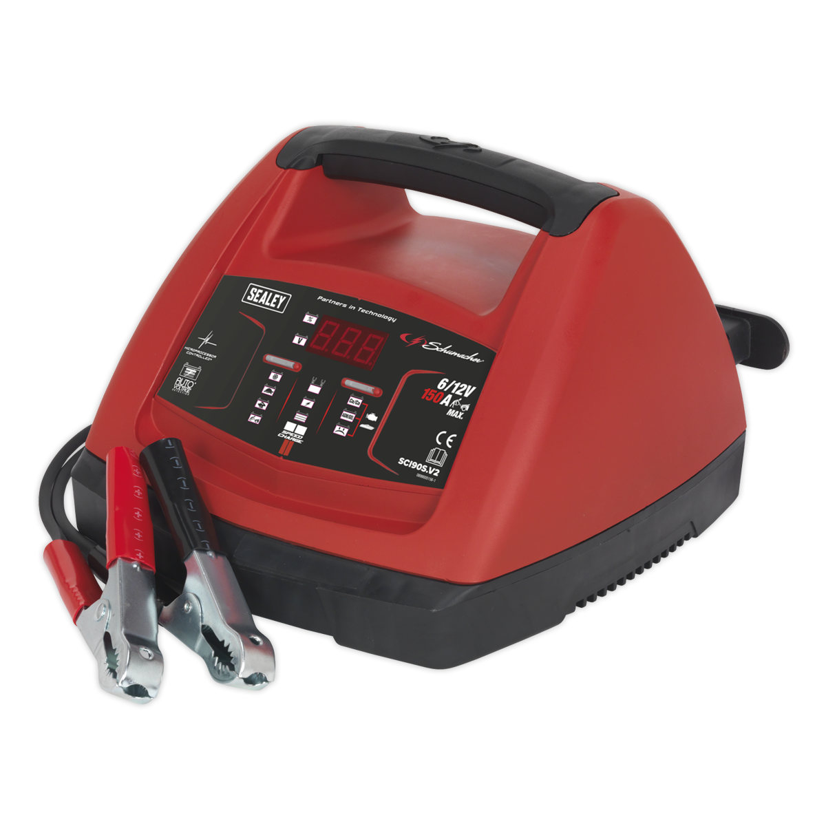 Schumacher® Starter 150A/Intelligent Speed Charge Battery Charger 20A 6/12V