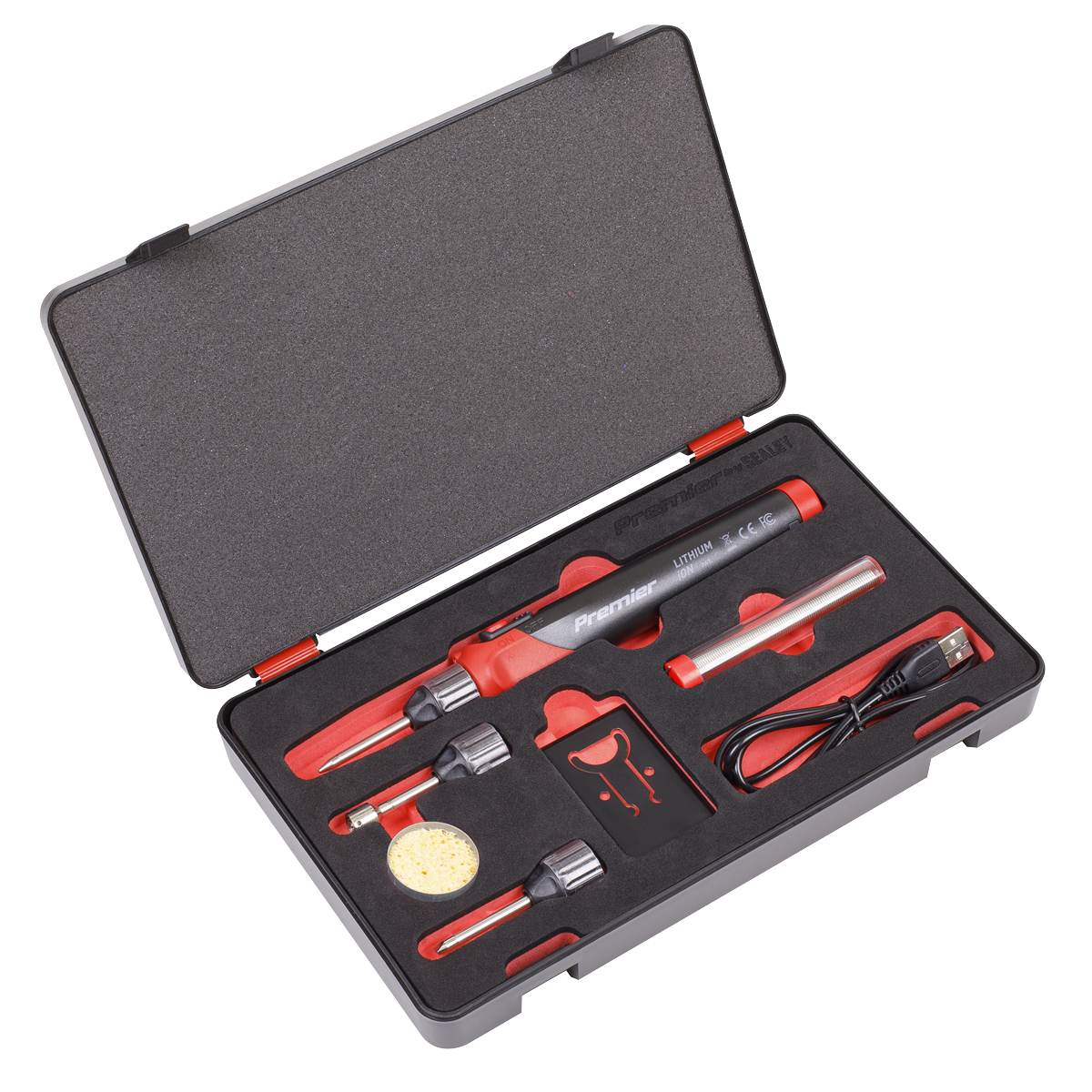 Lithium-ion Rechargeable Soldering Iron Kit 30W