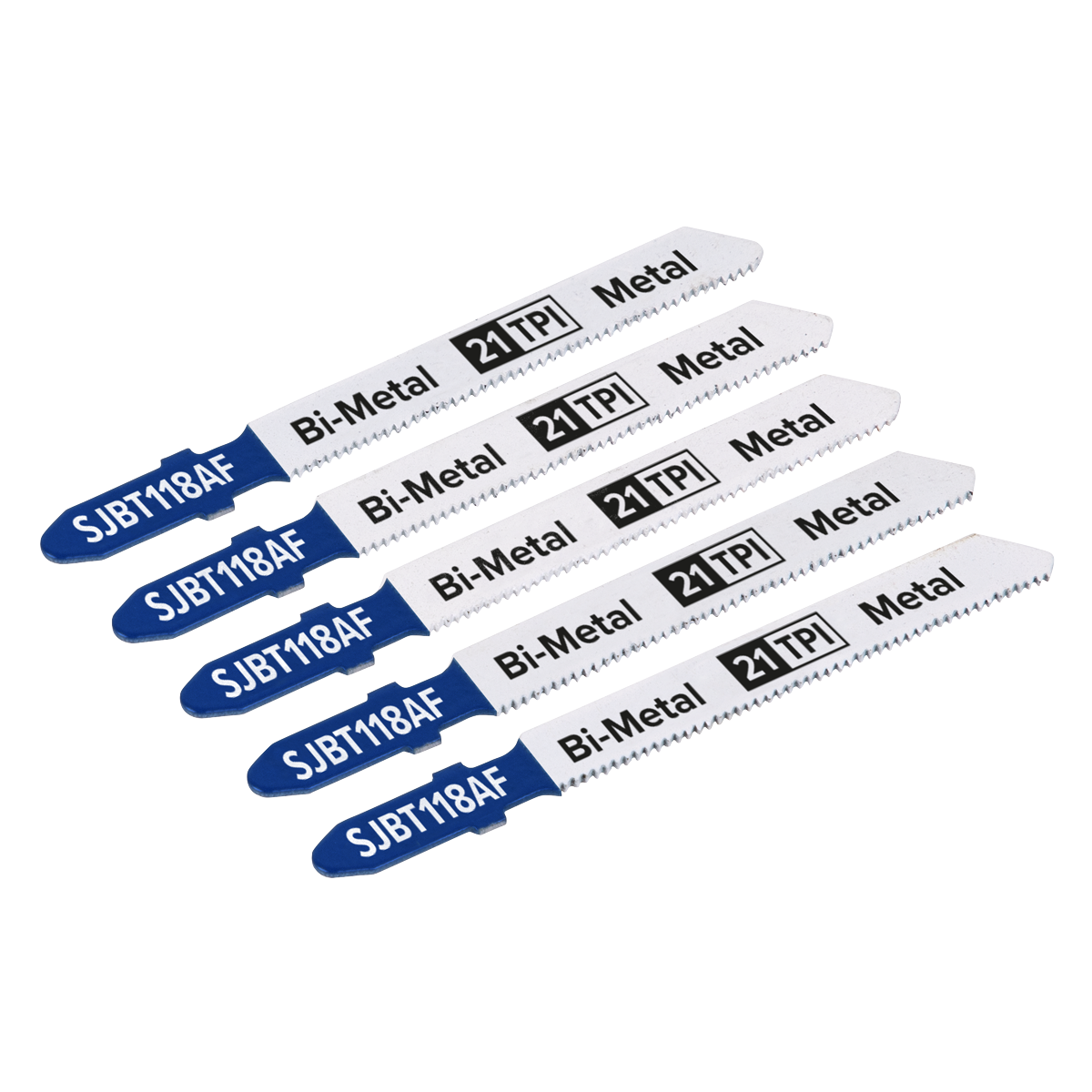Jigsaw Blade Metal 75mm 21tpi – Pack of 5