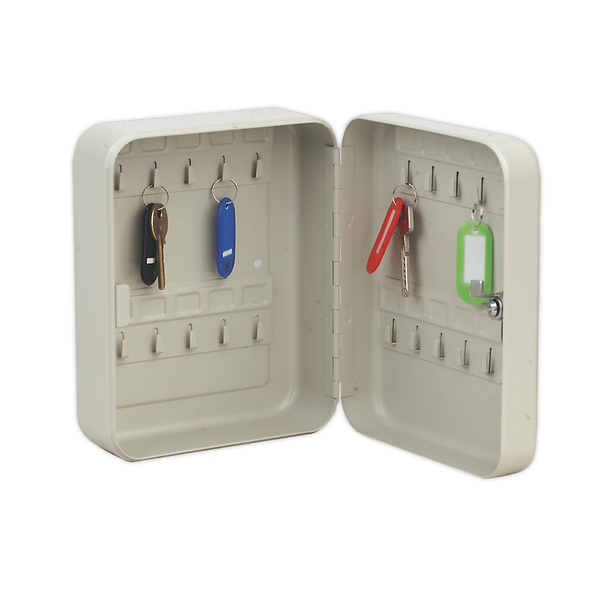 Key Cabinet with 20 Key Tags