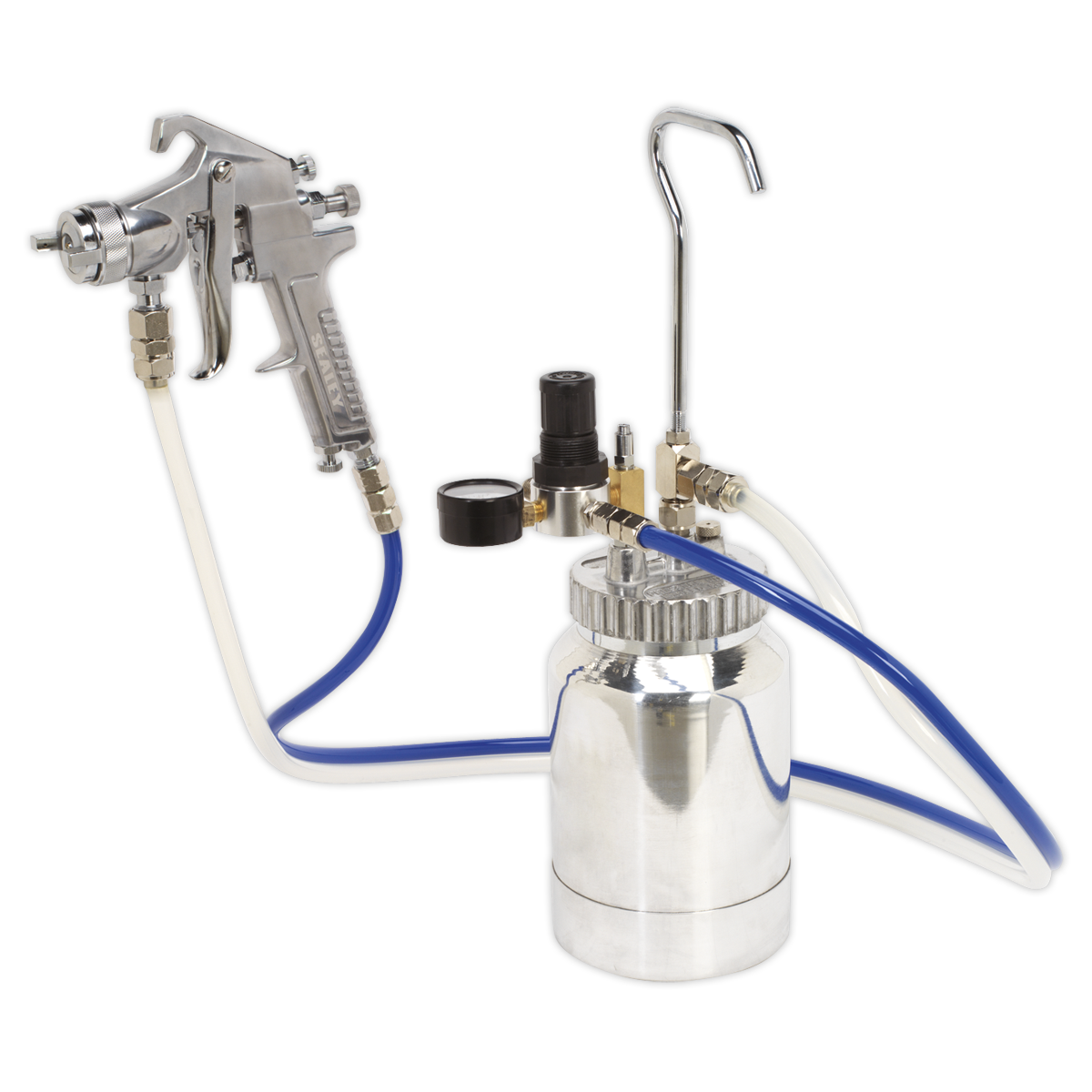Pressure Pot System with Spray Gun & Hoses 1.8mm Set-Up