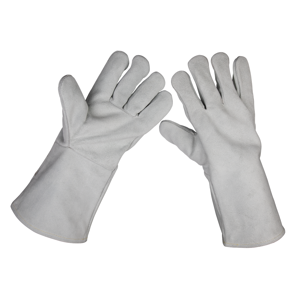 Leather Welding Gauntlets Lined Heavy-Duty Extra-Large – Pair