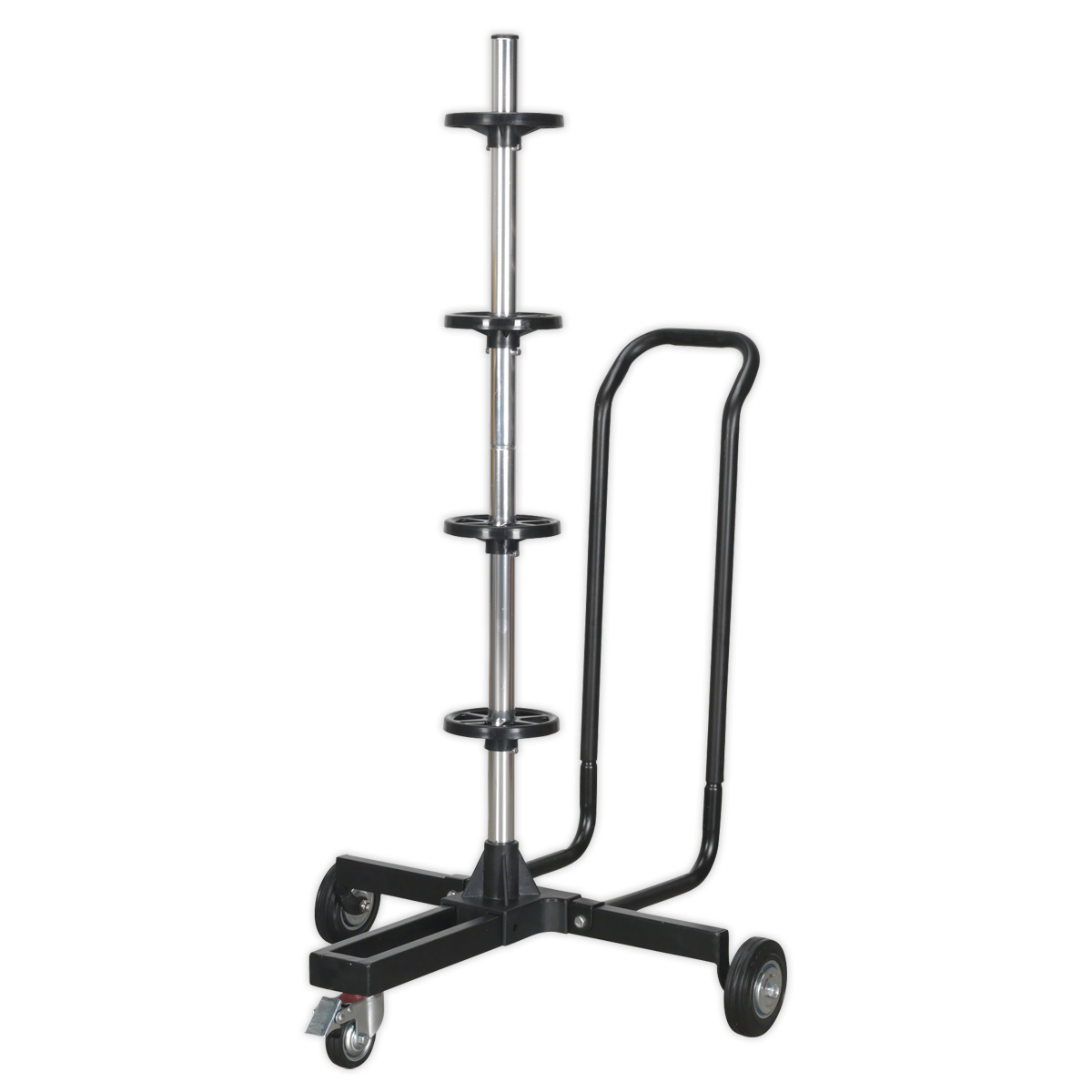 Wheel Storage Trolley 100kg Capacity with Handle