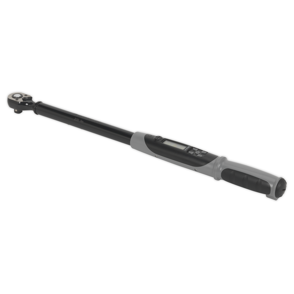 Angle Torque Wrench Digital 1/2″Sq Drive 20-200Nm(14.7-147.5lb.ft) Black Series