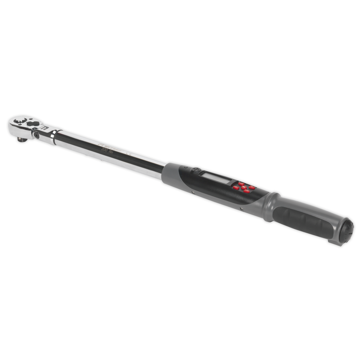 Angle Torque Wrench Flexi-Head Digital 1/2″Sq Drive 20-200Nm(14.7-147.5lb.ft)