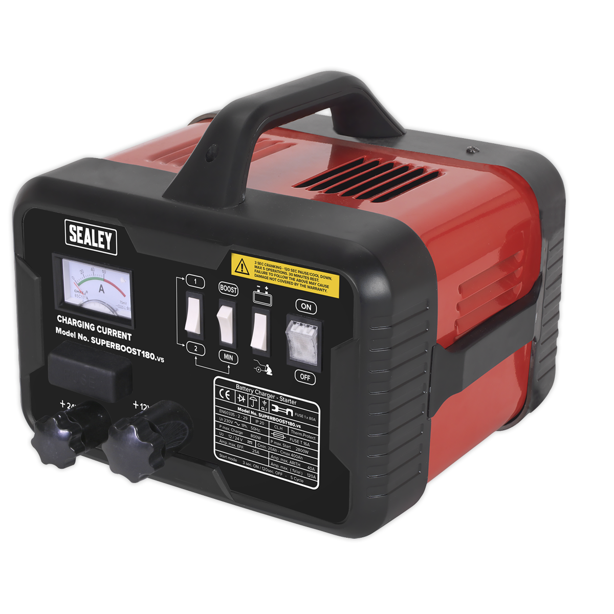 Starter/Charger 180/40A 12/24V 230V