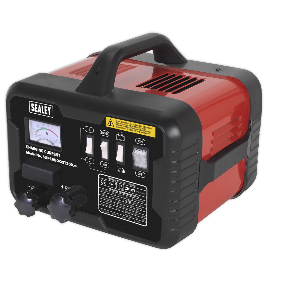 Starter/Charger 200/45Amp 12/24V 230V