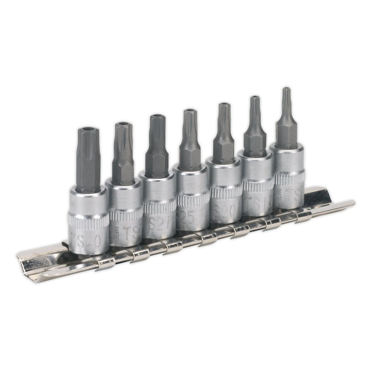 TRX-TS* Security Socket Bit Set 7pc 1/4″Sq Drive
