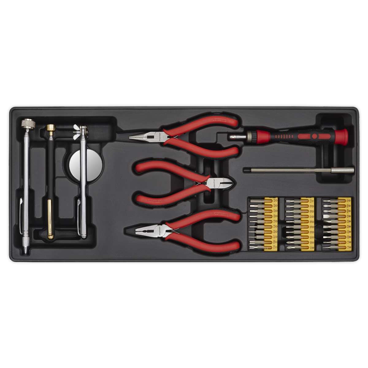 Tool Tray with Precision & Pick-Up Tool Set 38pc