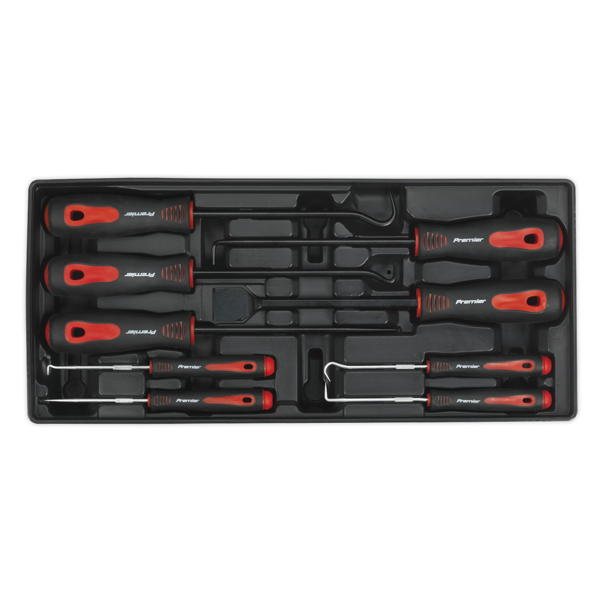 Tool Tray with Scraper & Hook Set 9pc