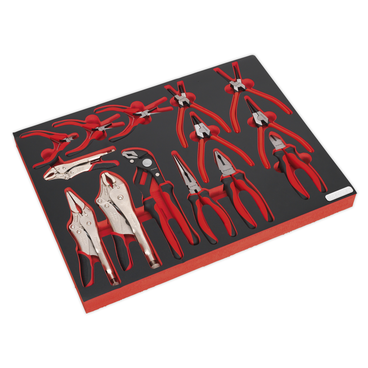 Tool Tray with Pliers Set 14pc