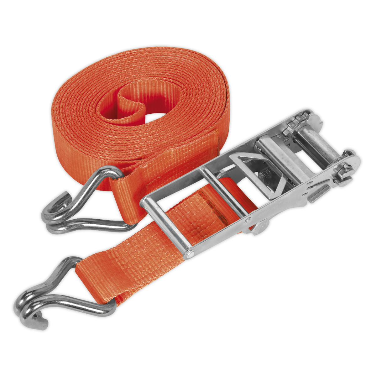 Ratchet Tie Down 75mm x 10m Polyester Webbing 10000kg Breaking Strength