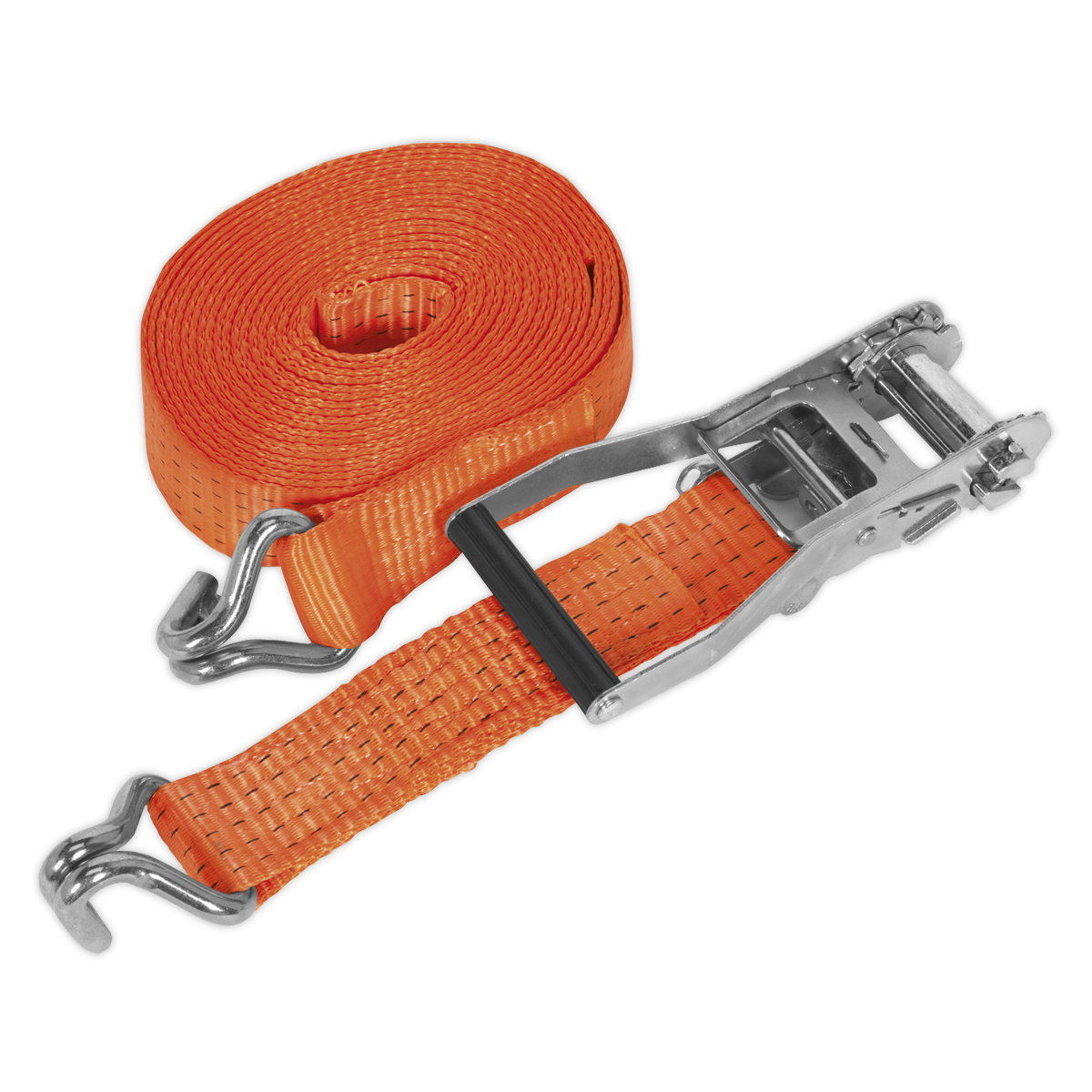 Ratchet Tie Down 50mm x 6m Polyester Webbing 5000kg Breaking Strength