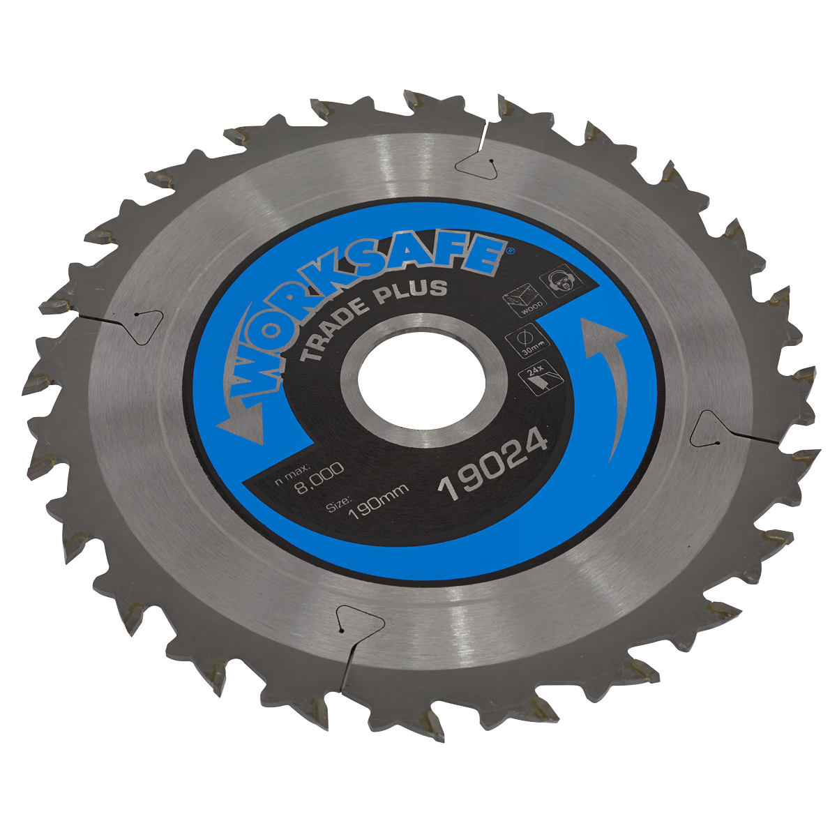 Trade Plus Circular Saw Blade Ø190 x 30mm – 24tpu