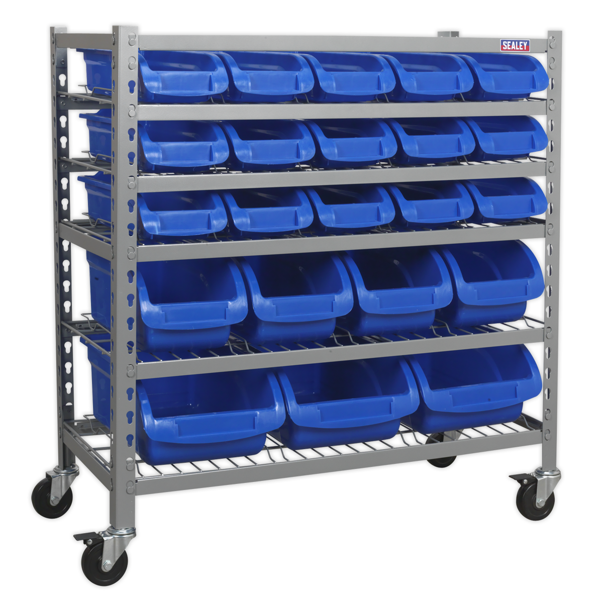 Mobile Bin Storage System 22 Bins