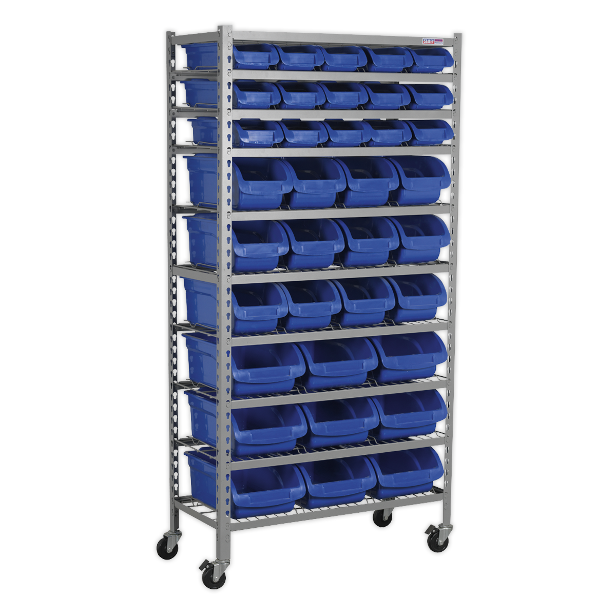 Mobile Bin Storage System 36 Bins