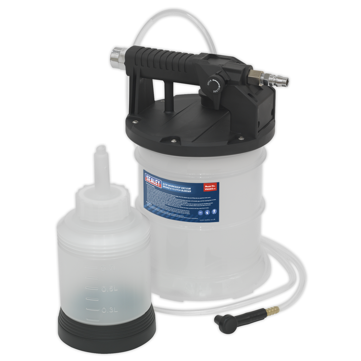 Workshop Vacuum Brake & Clutch Bleeder 2L