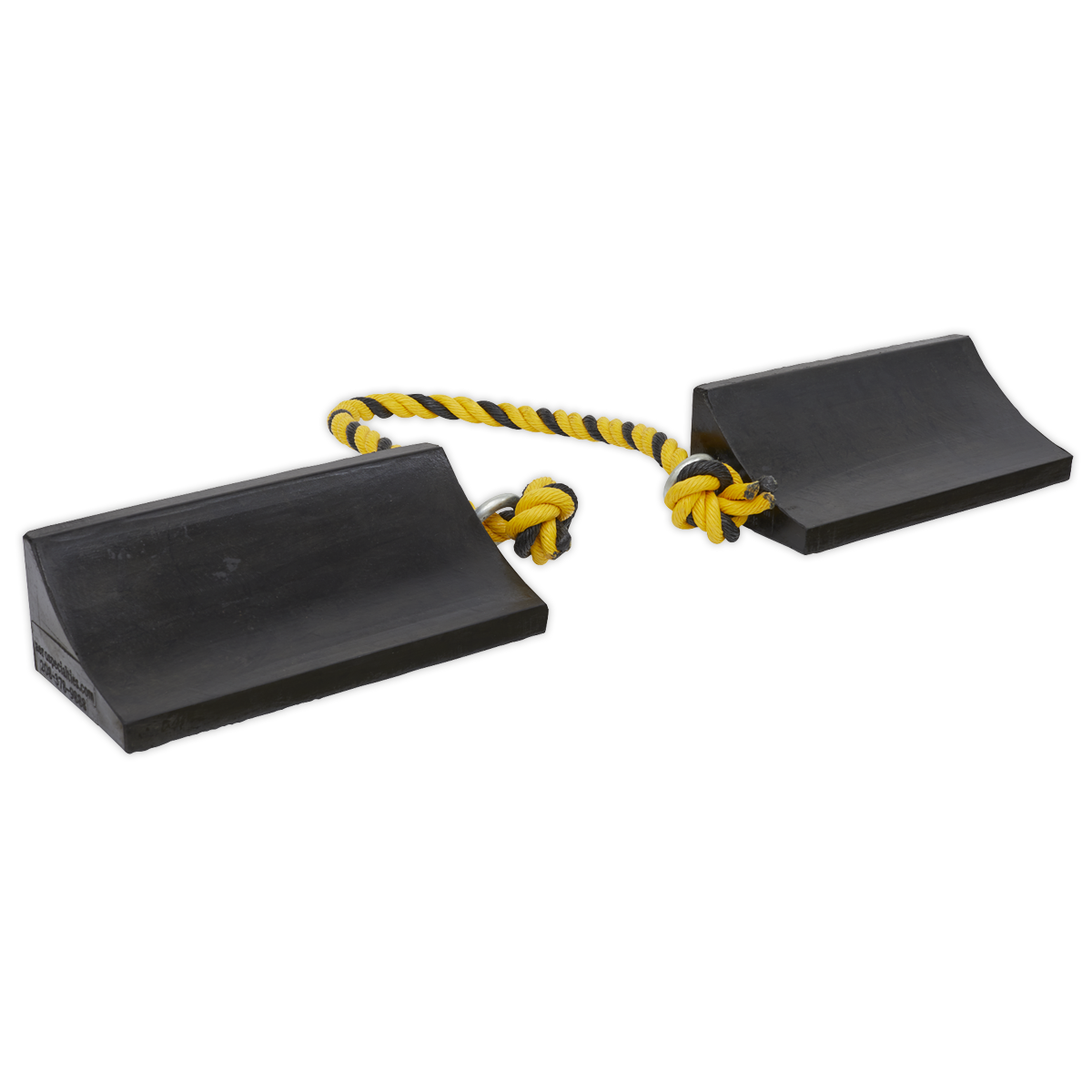 Rubber Wheel Chocks Heavy-Duty – Pair