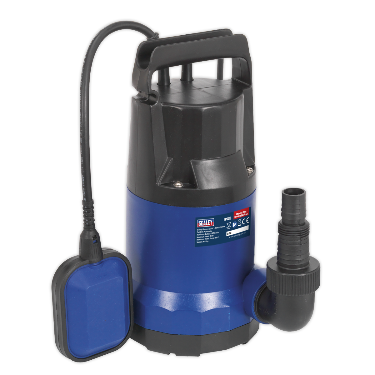 Submersible Water Pump Automatic 167L/min 230V