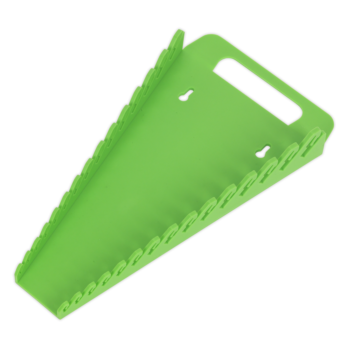 Spanner Rack Capacity 15 Spanners Hi-Vis Green