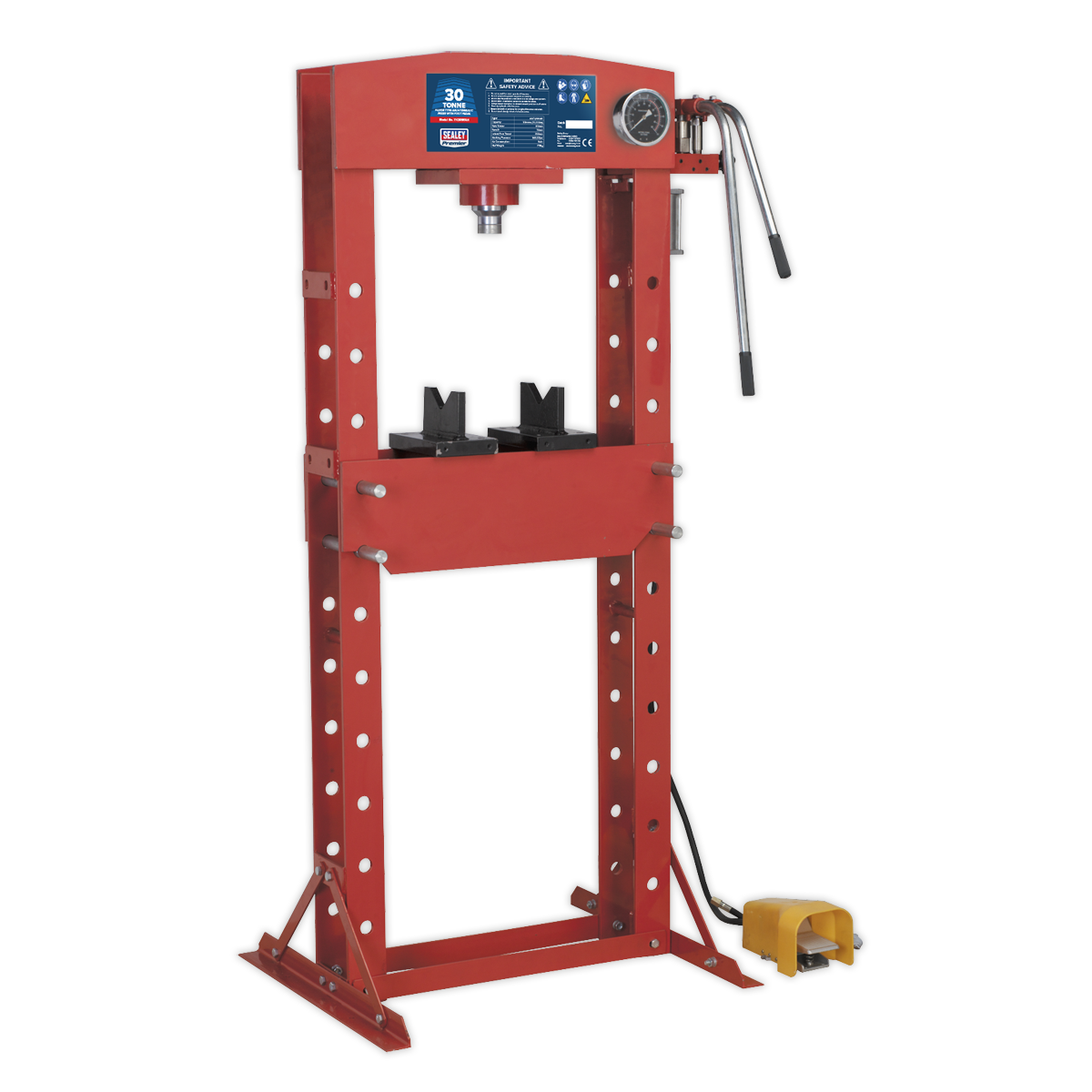 Air/Hydraulic Press 30tonne Floor Type with Foot Pedal